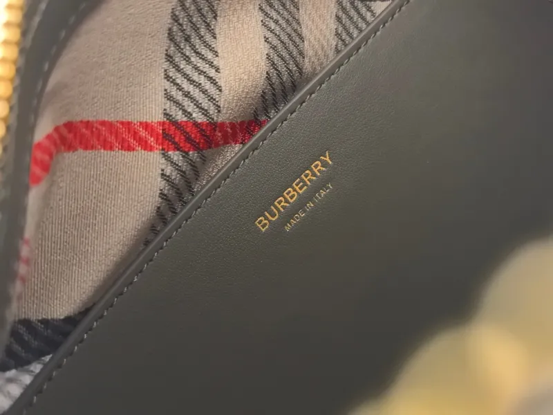 Burberry Classic Check Saddle Crossbody Bag - Image 9