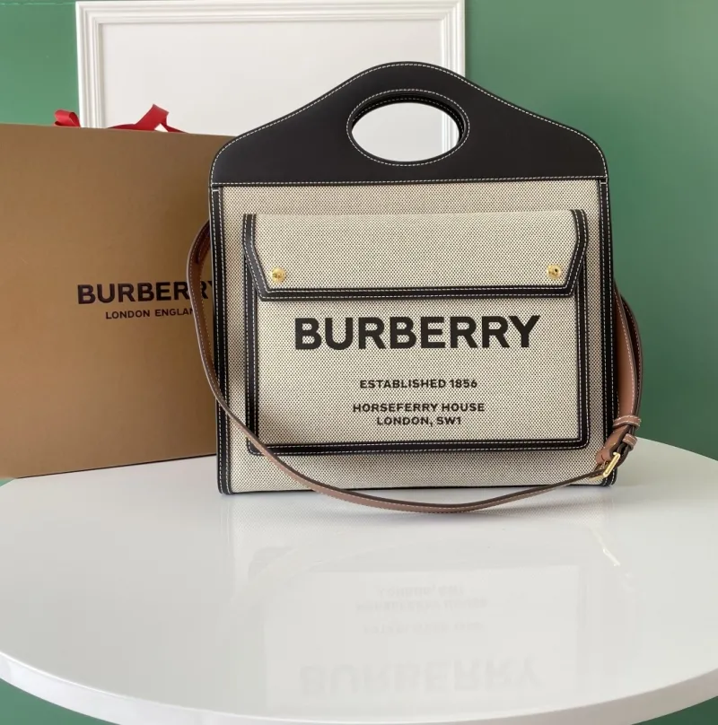 Burberry Top Handle Bags-116
