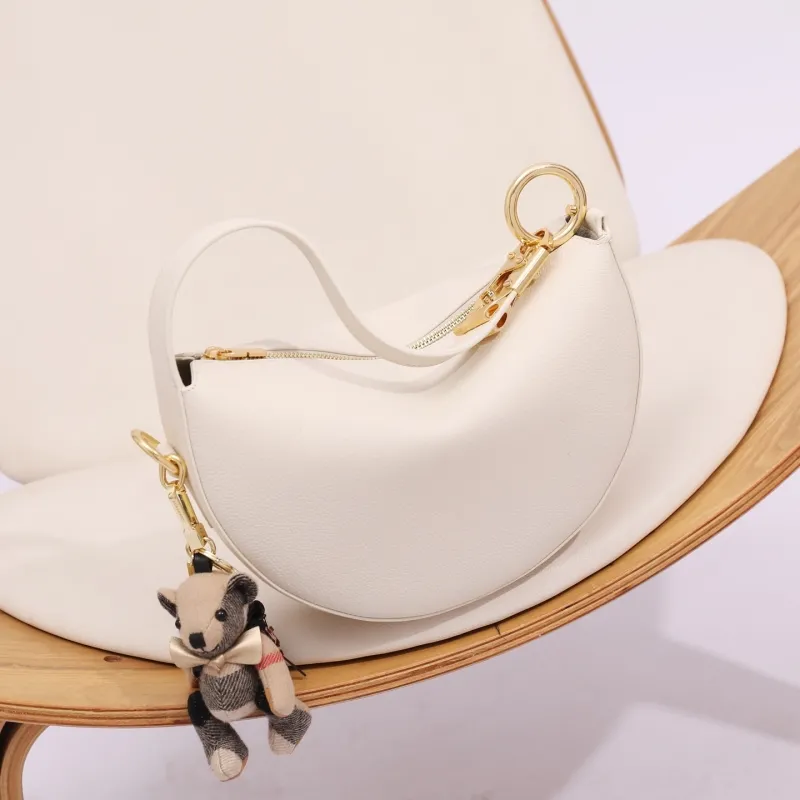 Alternative view of Burberry White Top Handle Leather Bag 122