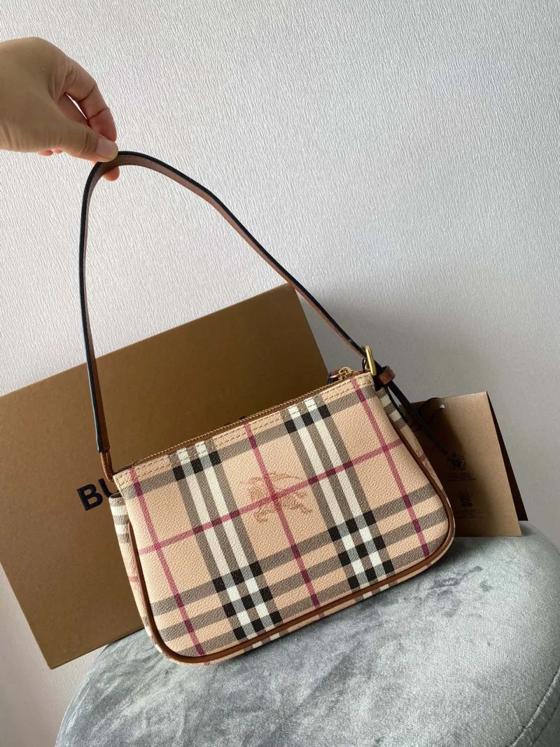 Burberry Haymarket Check Top Handle Bag 124