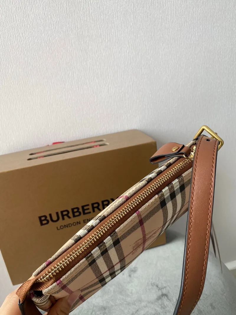 Burberry Haymarket Check Top Handle Bag 124 - Image 6