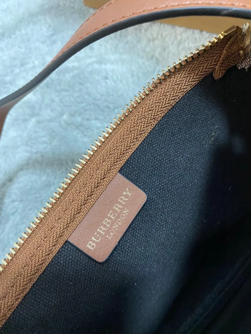 Burberry Haymarket Check Top Handle Bag 124 - Image 9