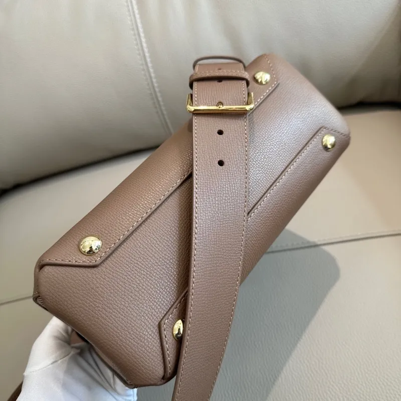 Burberry Taupe Top Handle Crossbody Bag - Image 6