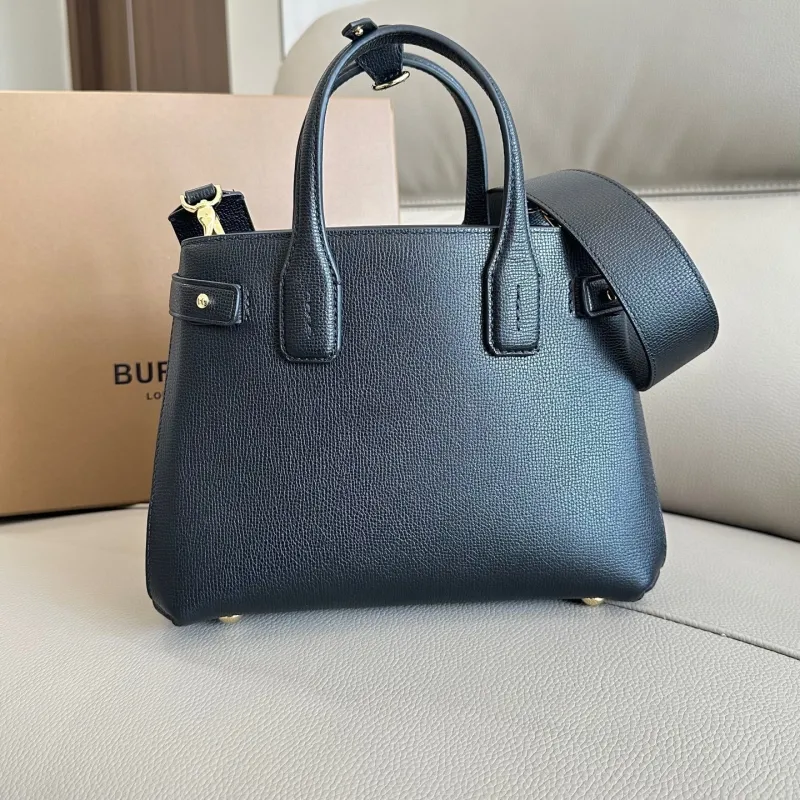 Alternative view of Burberry Black Leather Top Handle Bag