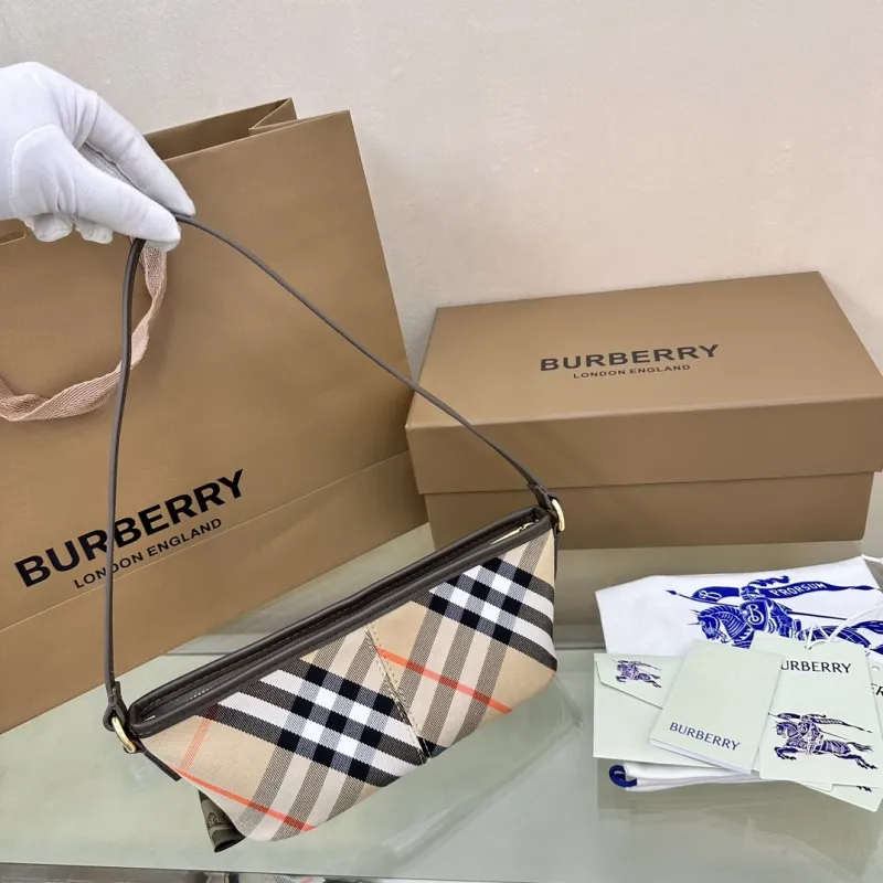 Burberry Classic Check Underarm Shoulder Bag