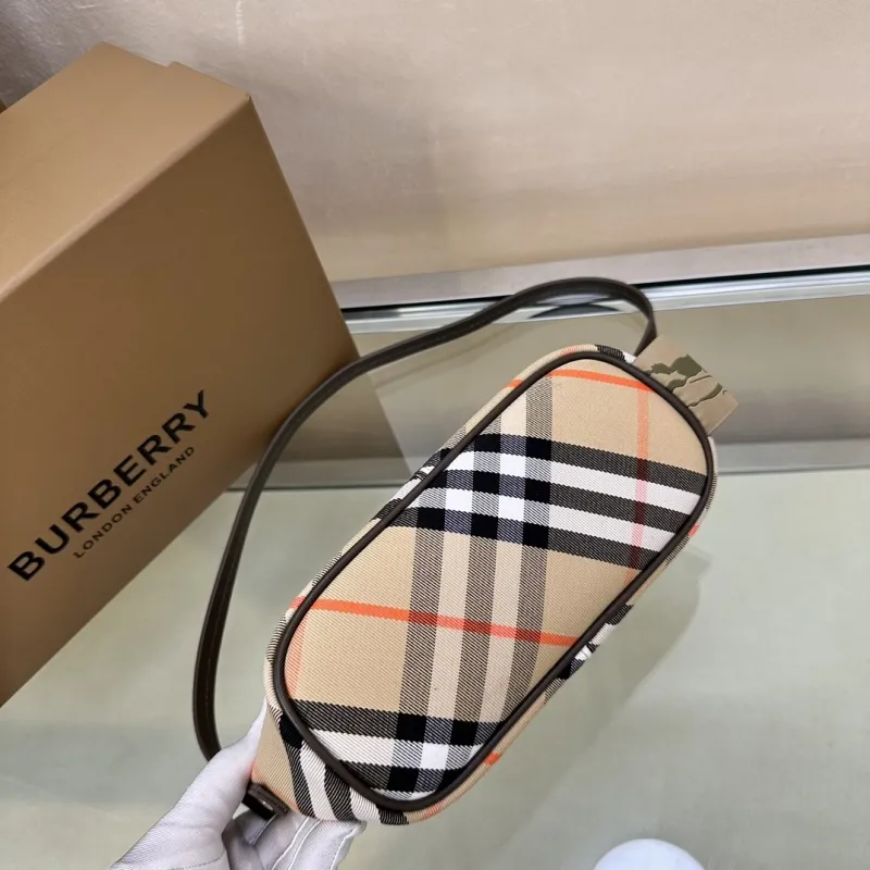 Burberry Classic Check Underarm Shoulder Bag - Image 6