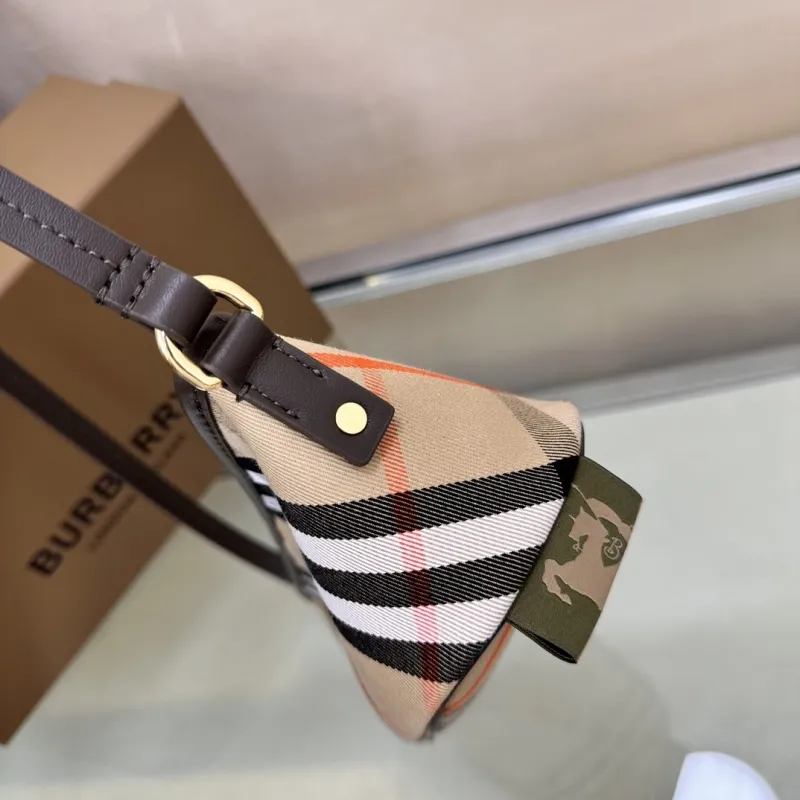 Burberry Classic Check Underarm Shoulder Bag - Image 7