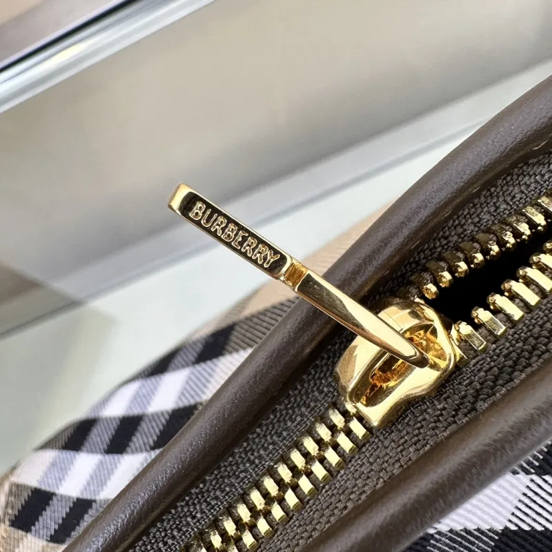 Burberry Classic Check Underarm Shoulder Bag - Image 9