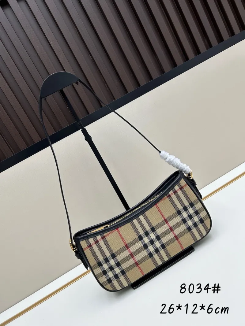 Burberry 8034 Classic Check Shoulder Bag