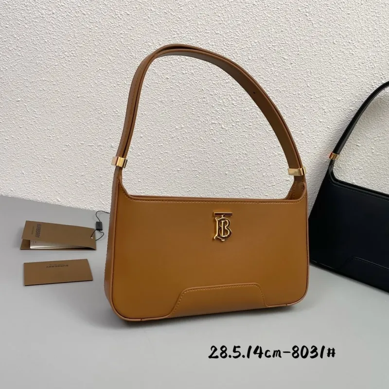 Alternative view of Burberry Brown Leather Shoulder Bag 8031