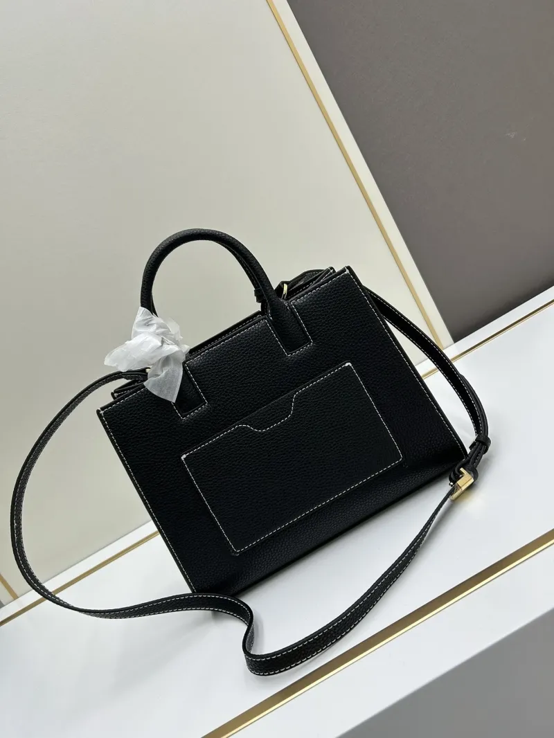 Burberry Black Leather Top Handle Crossbody Bag 151 - Image 3