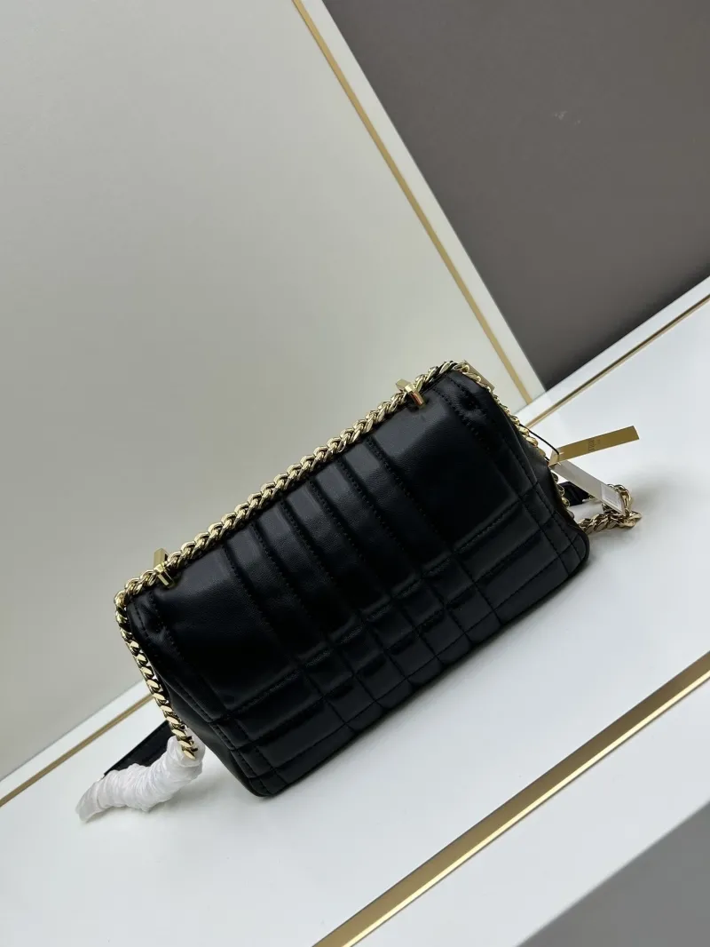Burberry Black Quilted Shoulder Bag 8378 - Image 3