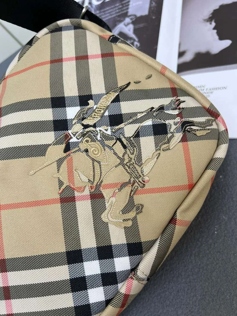 Burberry 8201 Classic Check Crossbody Bag - Image 7