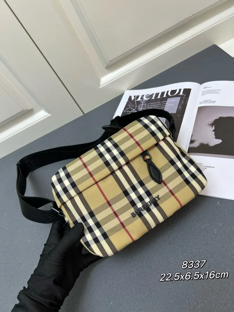 Burberry Archive Check Crossbody Waist Bag 8337 - Image 3