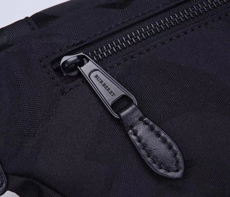 Burberry Black Nylon Waist Pack - Image 5