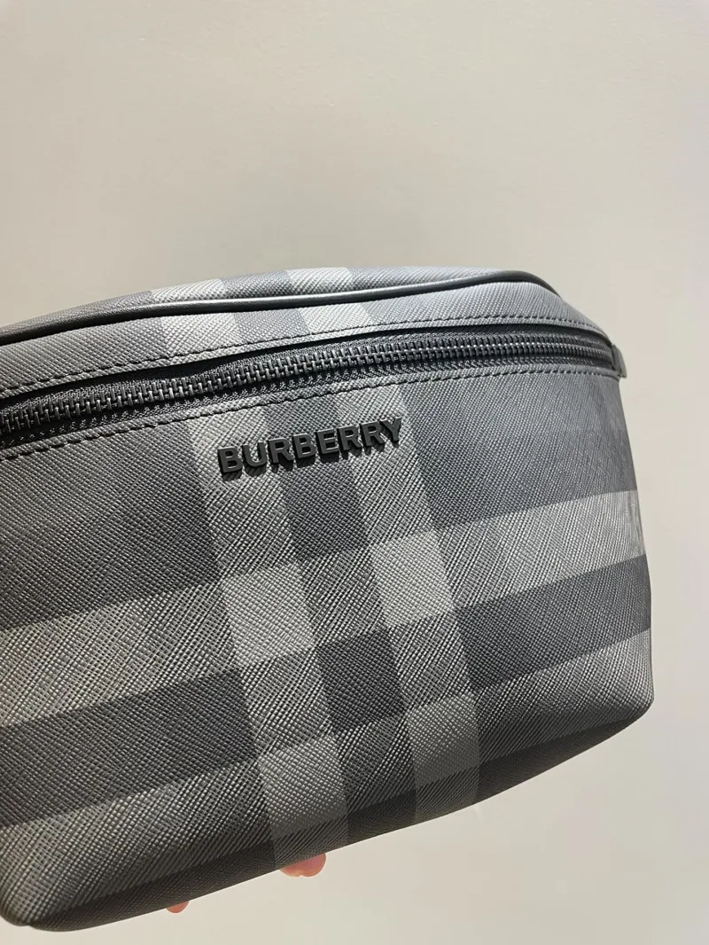 Burberry Dark Check Waist Chest Pack - Image 3