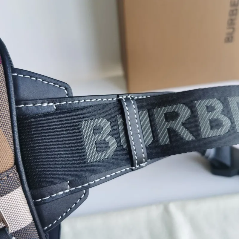 Burberry Classic Check Waist Chest Bag - Image 7