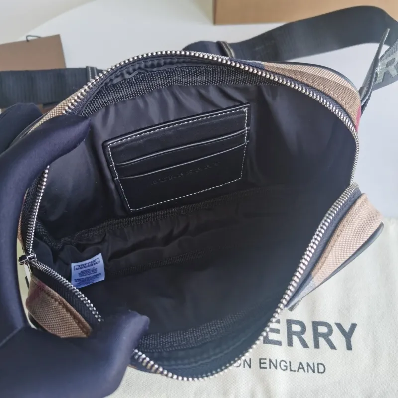 Burberry Classic Check Waist Chest Bag - Image 8