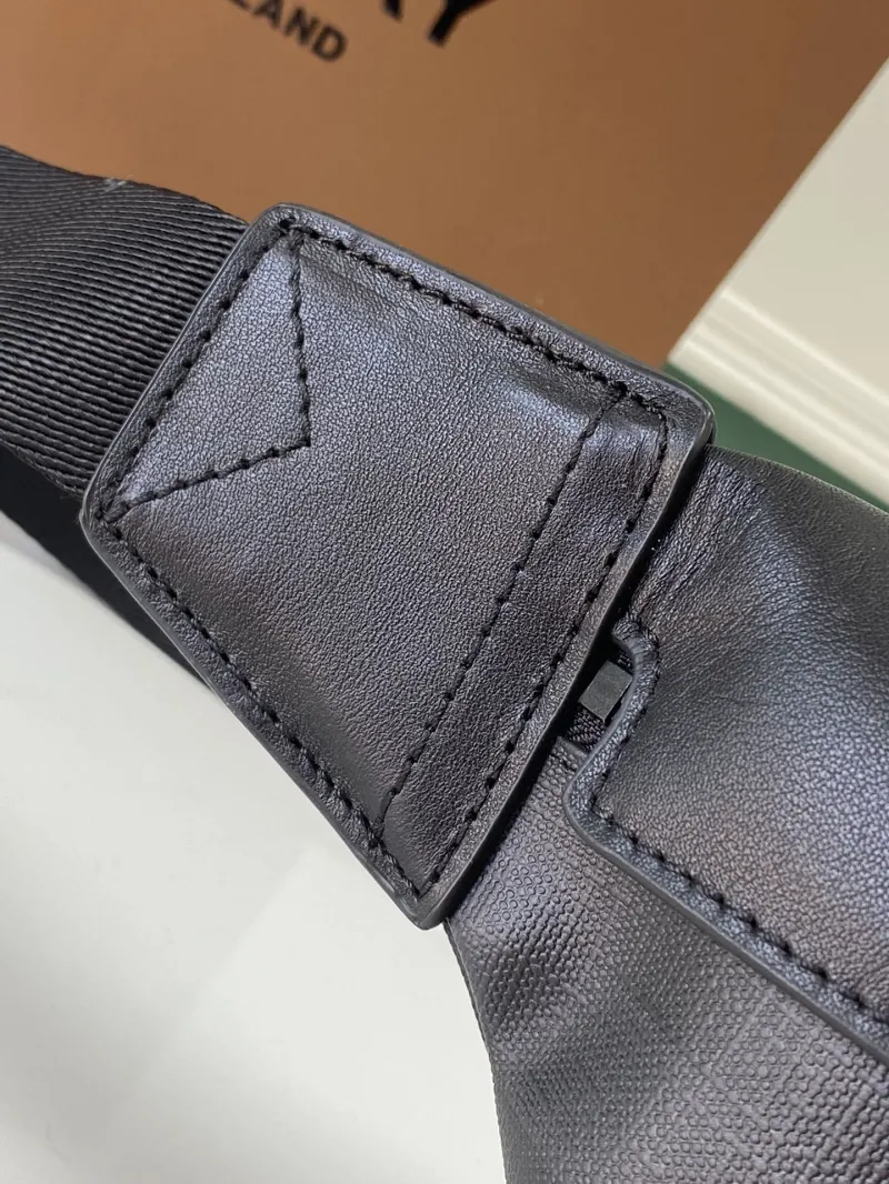 Burberry Black Waist Chest Pack - Image 6