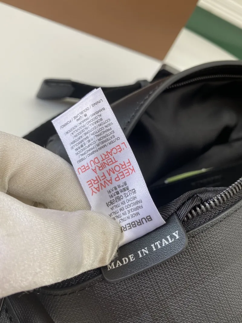 Burberry Black Waist Chest Pack - Image 9