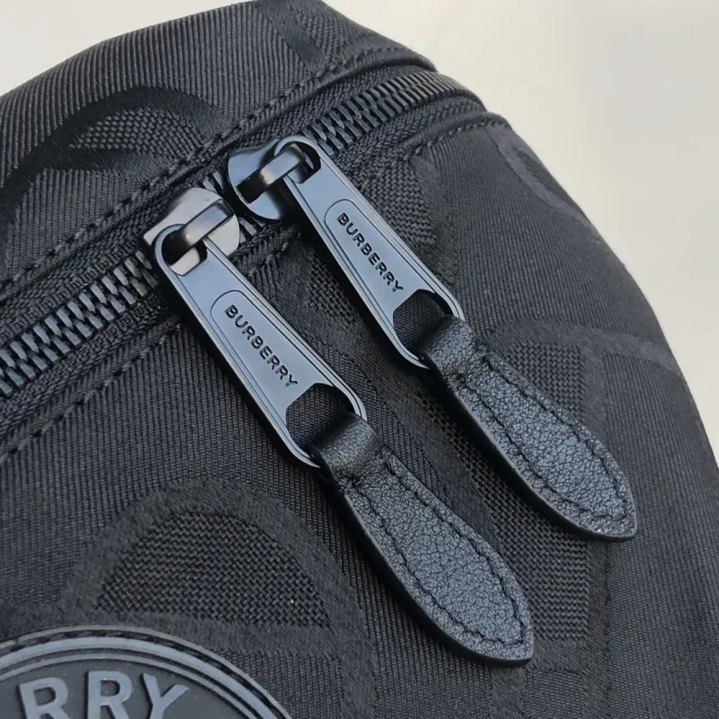 Burberry Black Waist Chest Pack - Image 6
