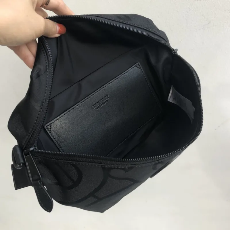 Burberry Black Waist Chest Pack - Image 8