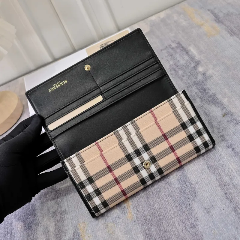 Burberry Classic Check Continental Wallet - Image 8