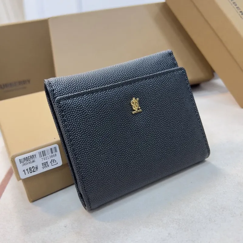 Burberry Black Leather Wallet 1182 - Image 7