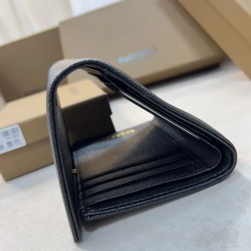 Burberry Black Leather Wallet 1182 - Image 9
