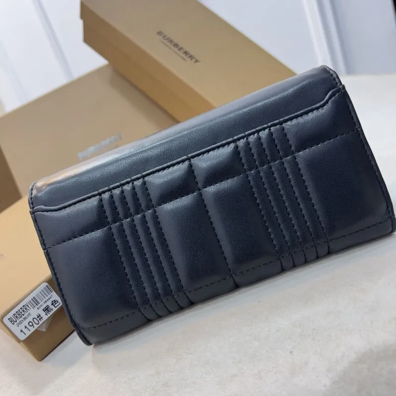 Alternative view of Burberry Black Quilted Continental Wallet 1190