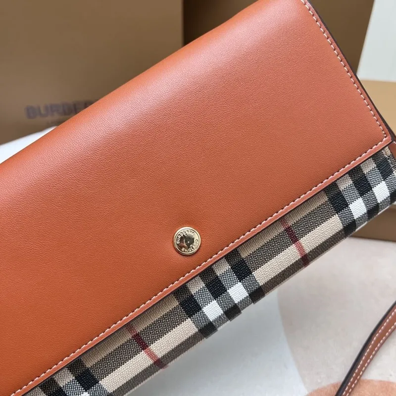 Burberry 80492481 Brown Crossbody Wallet Bag - Image 5