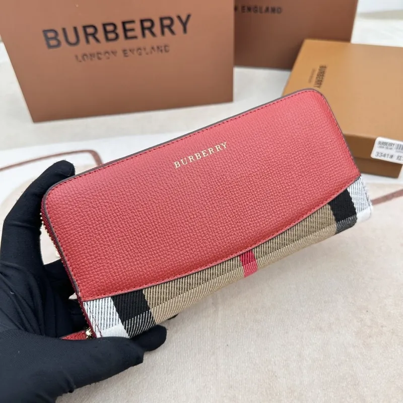 Alternative view of Burberry Red Zip Around Wallet 3341