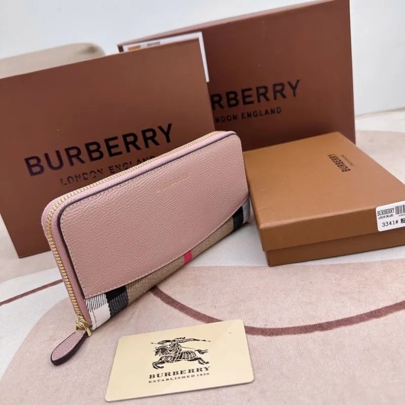 Alternative view of Burberry Pink Zip Around Wallet 3341