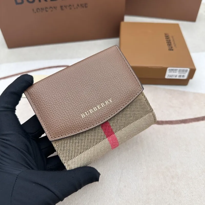Burberry Brown Short Wallet 2601 - Image 3