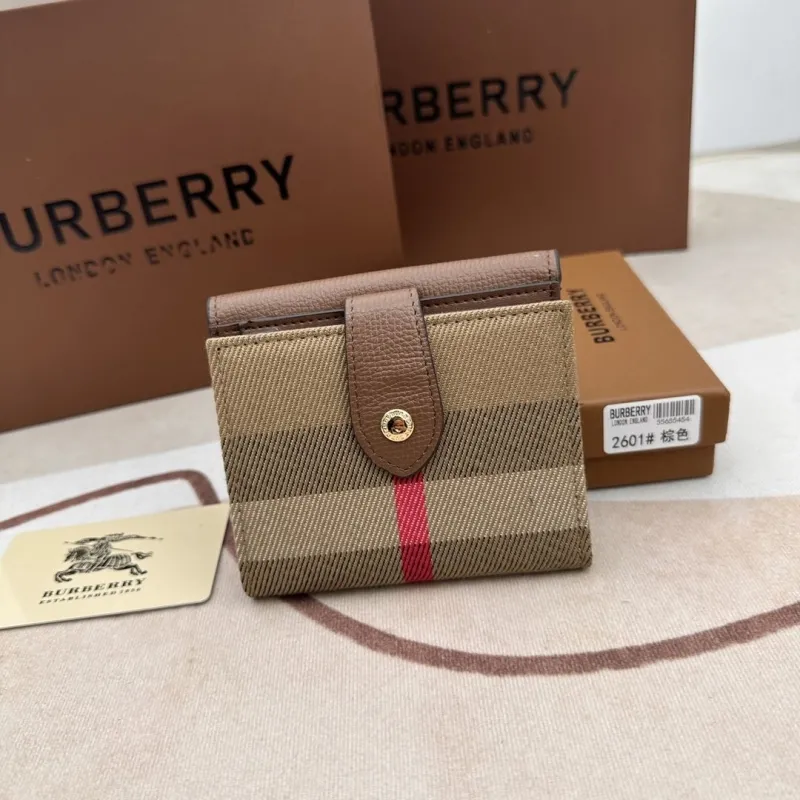 Burberry Brown Short Wallet 2601 - Image 4