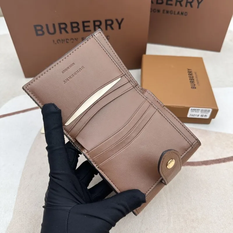 Burberry Brown Short Wallet 2601 - Image 8