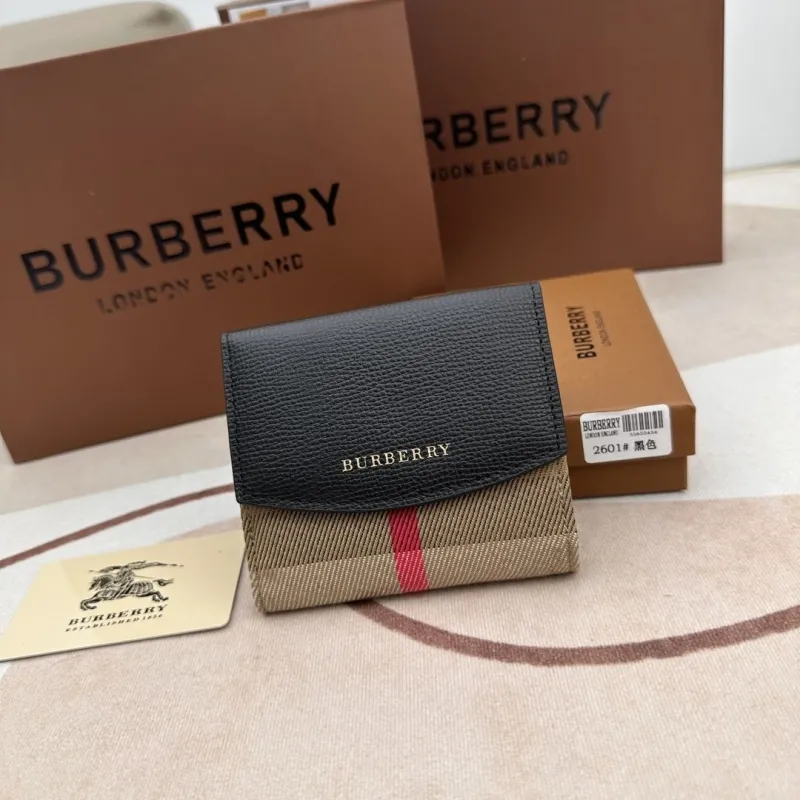Burberry Black Small Wallet 2601