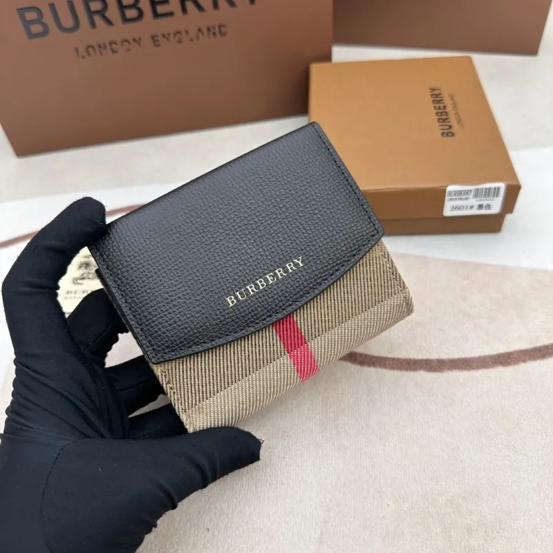 Burberry Black Small Wallet 2601 - Image 5