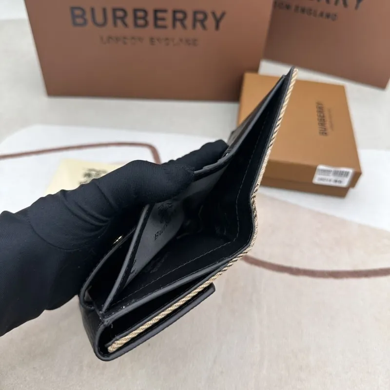 Burberry Black Small Wallet 2601 - Image 7