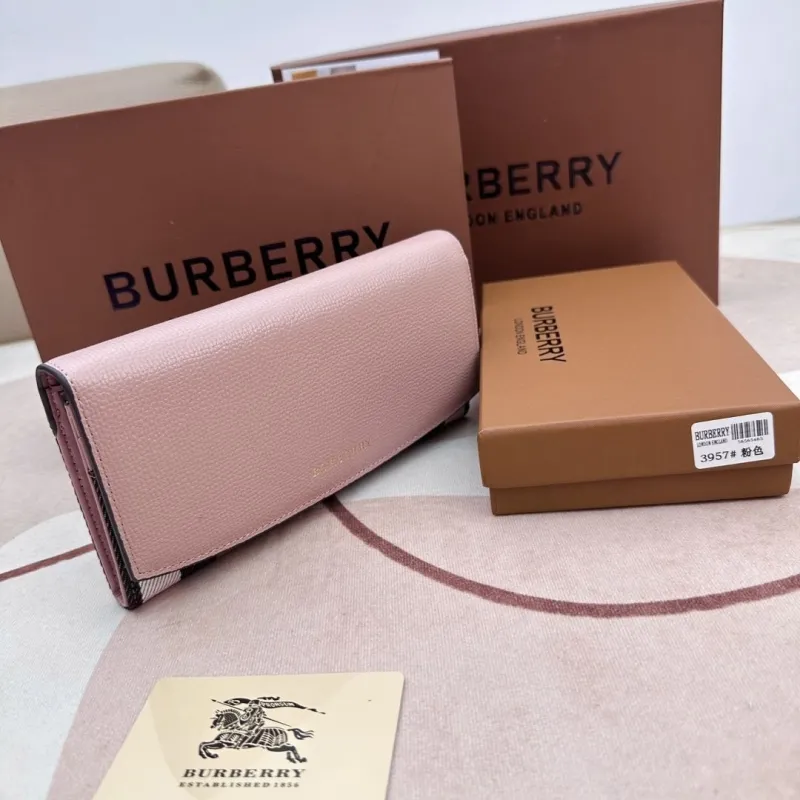 Alternative view of Burberry Pink Long Wallet 3957
