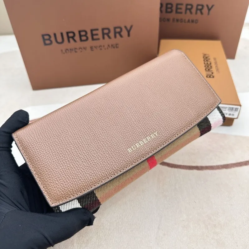 Burberry Brown Long Wallet 3957 - Image 3