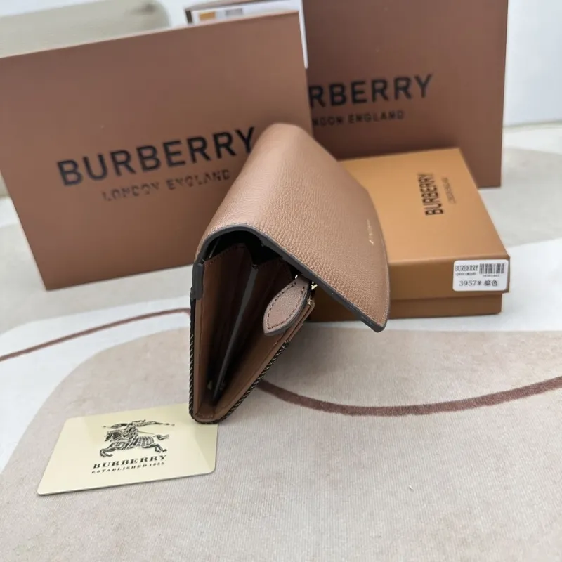 Burberry Brown Long Wallet 3957 - Image 7