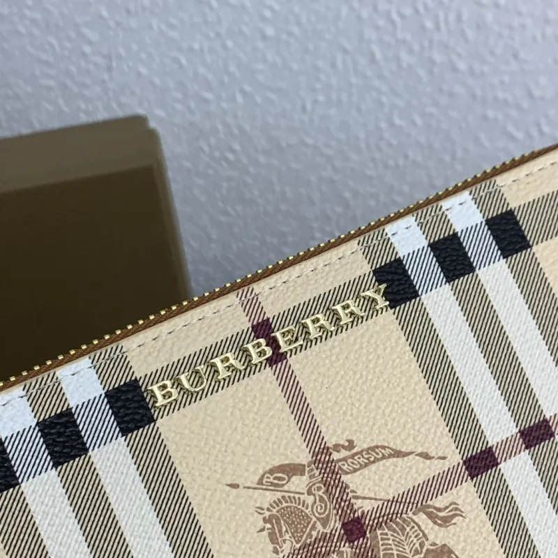 Burberry Classic Check Zip Around Wallet - Image 5