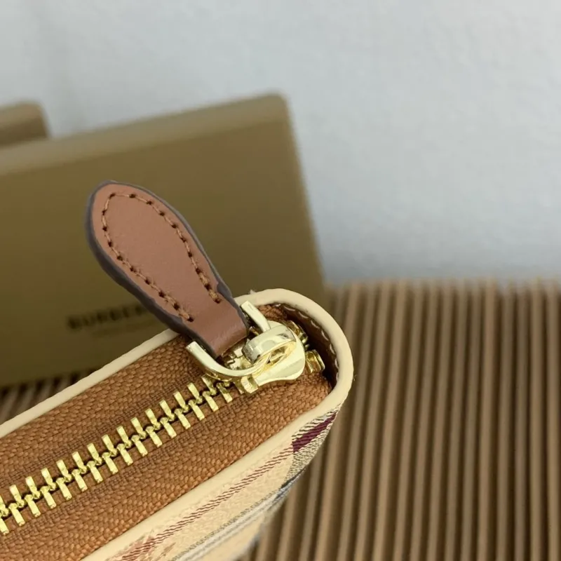 Burberry Classic Check Zip Around Wallet - Image 9
