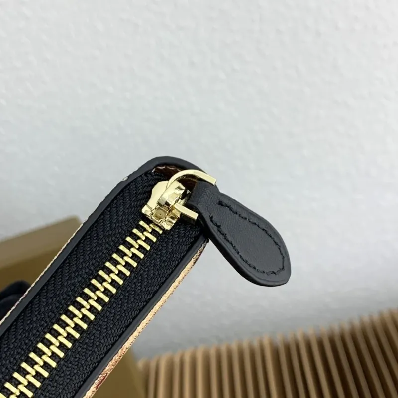 Burberry Haymarket Check Zip Around Wallet Wallets-52 - Image 6