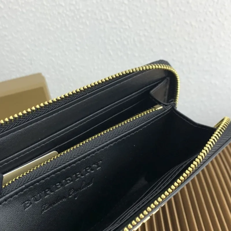 Burberry Haymarket Check Zip Around Wallet Wallets-52 - Image 8