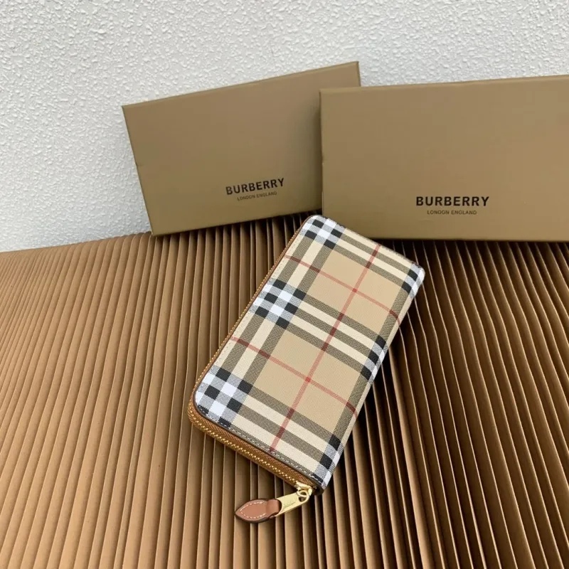 Alternative view of Burberry Classic Check Zip Around Wallet
