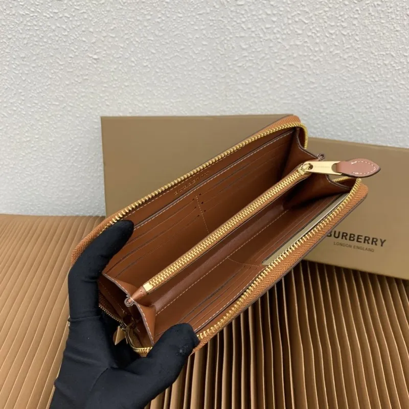 Burberry Classic Check Zip Around Wallet - Image 7