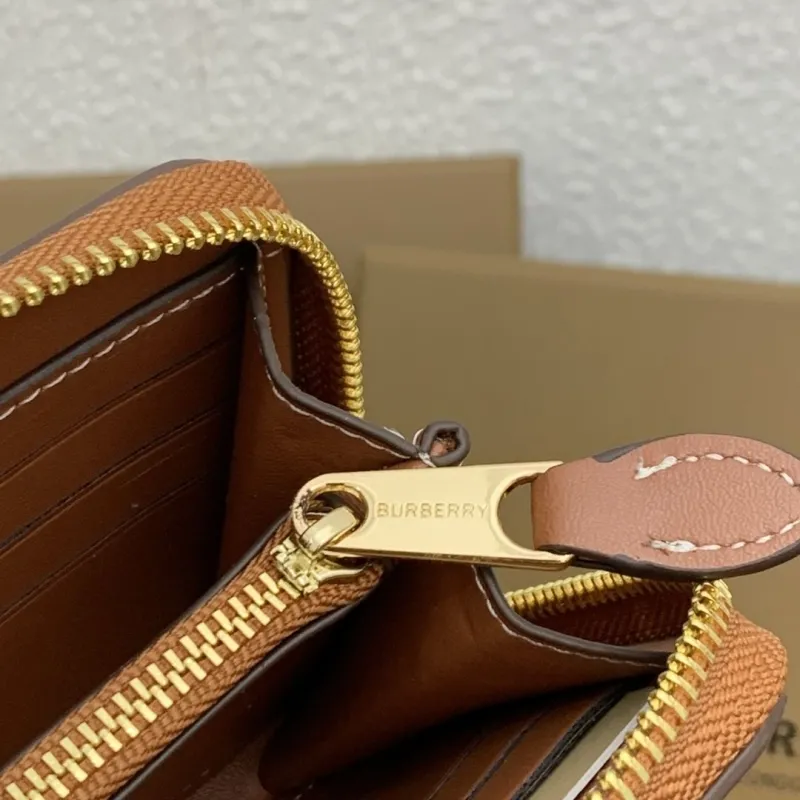 Burberry Classic Check Zip Around Wallet - Image 8