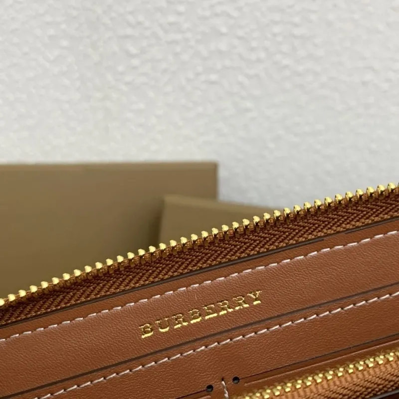Burberry Classic Check Zip Around Wallet - Image 9